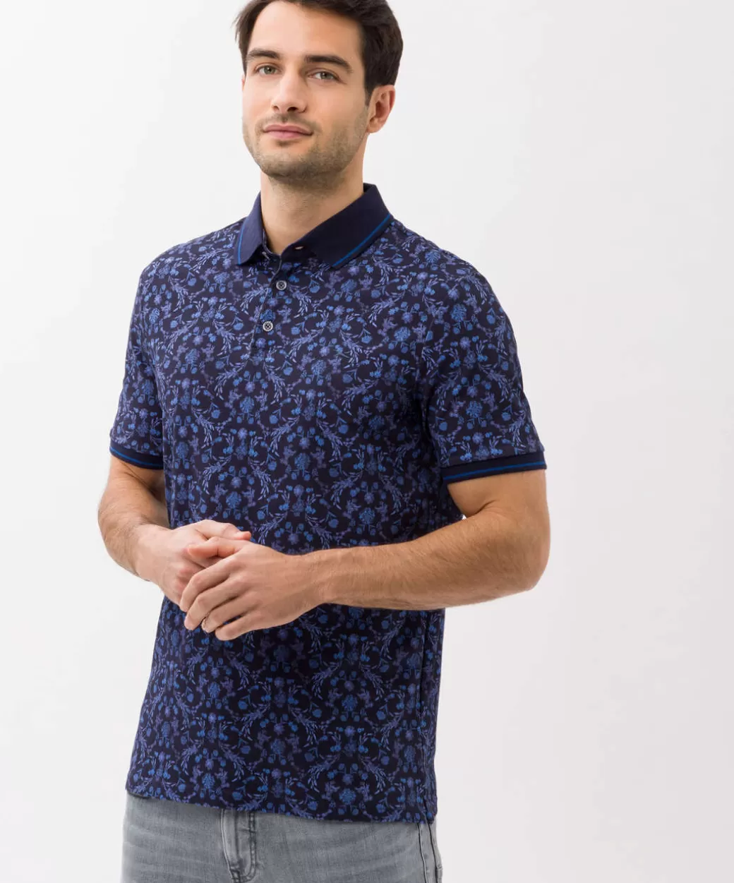 BRAX Style Perry P-Herren Shirts | Polos